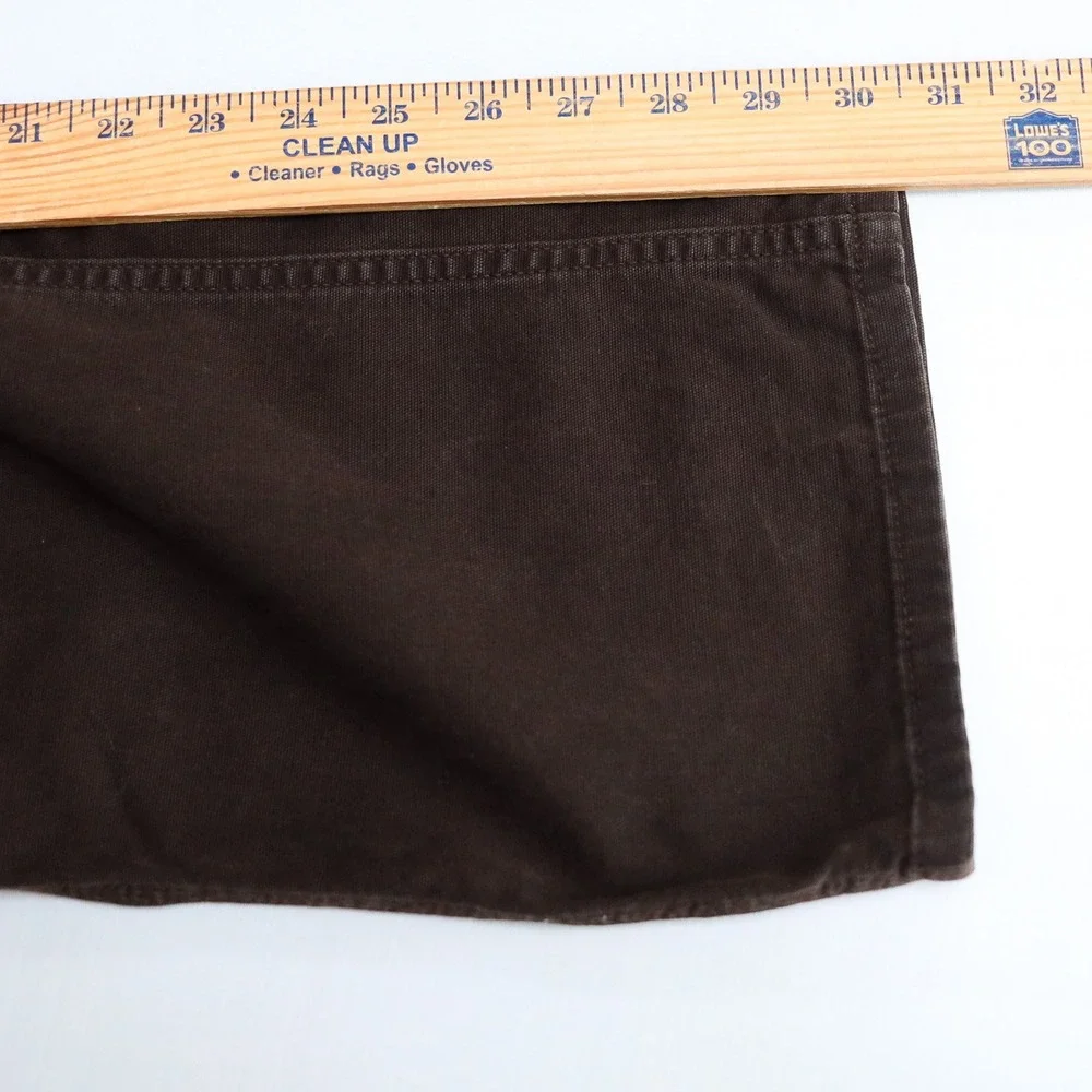 Carhartt Carpenter Pants Womens 2 Regular Brown Original Fit Canvas 102080